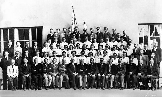 Gesangverein im Jahr 1952